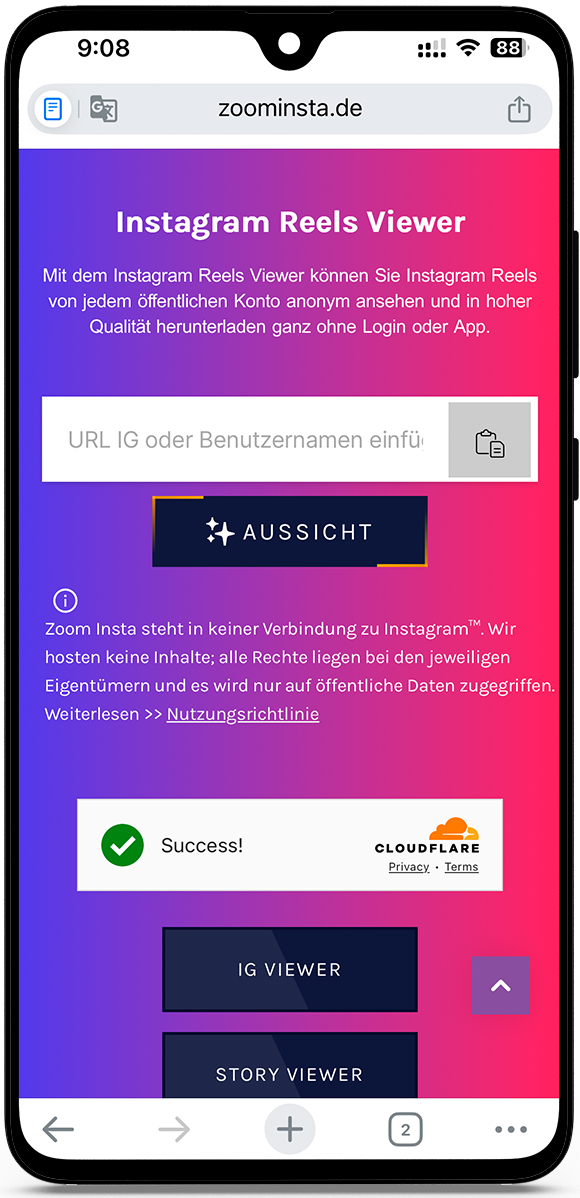 Instagram-Link einfügen