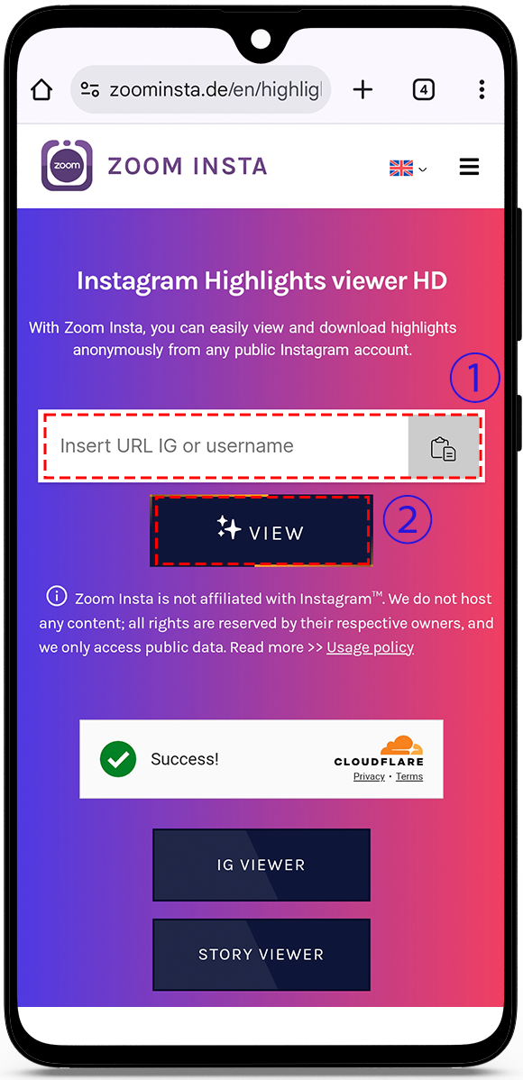 instagram highlights viewer without account