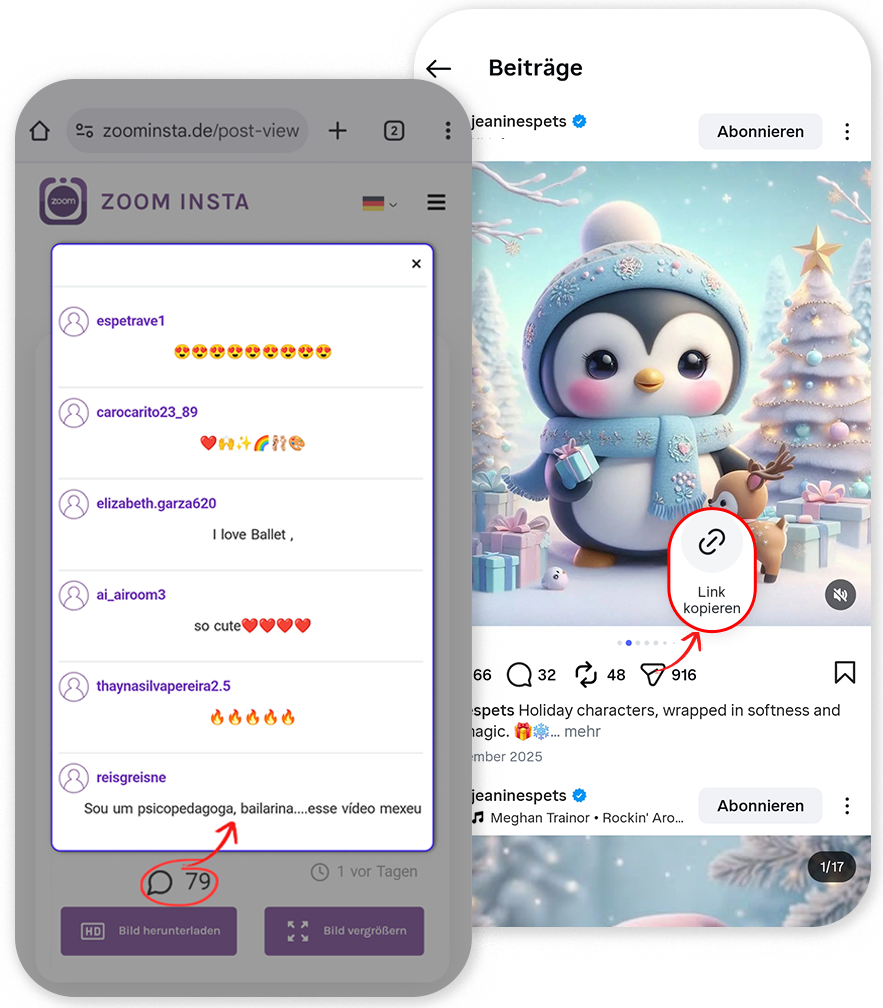 Instagram Kommentare lesen ohne Account