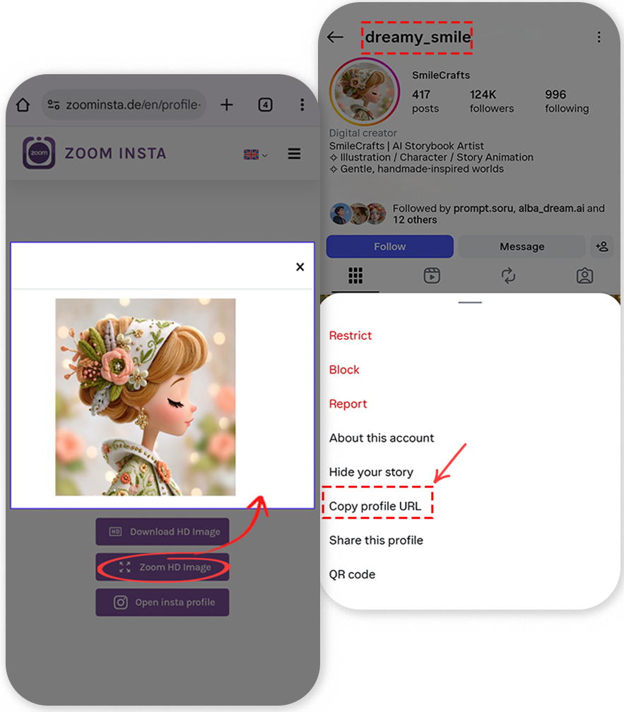 Instagram profile picture Viewer