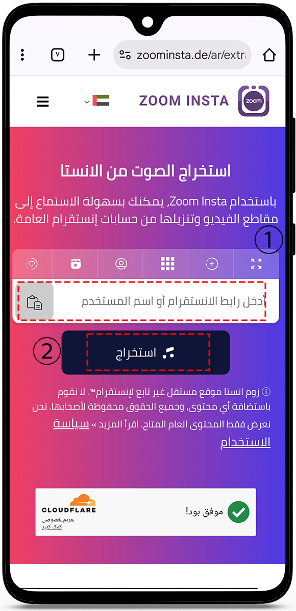 Instagram Audio Extractor