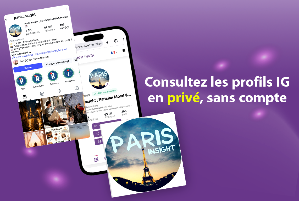 Consulter des profils Instagram en privé