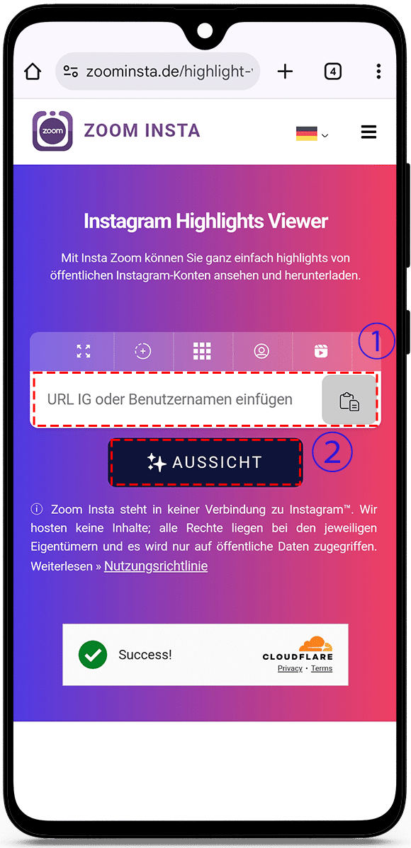 Insta-Highlights auch ohne Konto ansehen