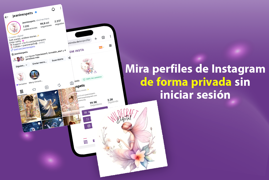 Mira perfiles de Instagram de forma privada