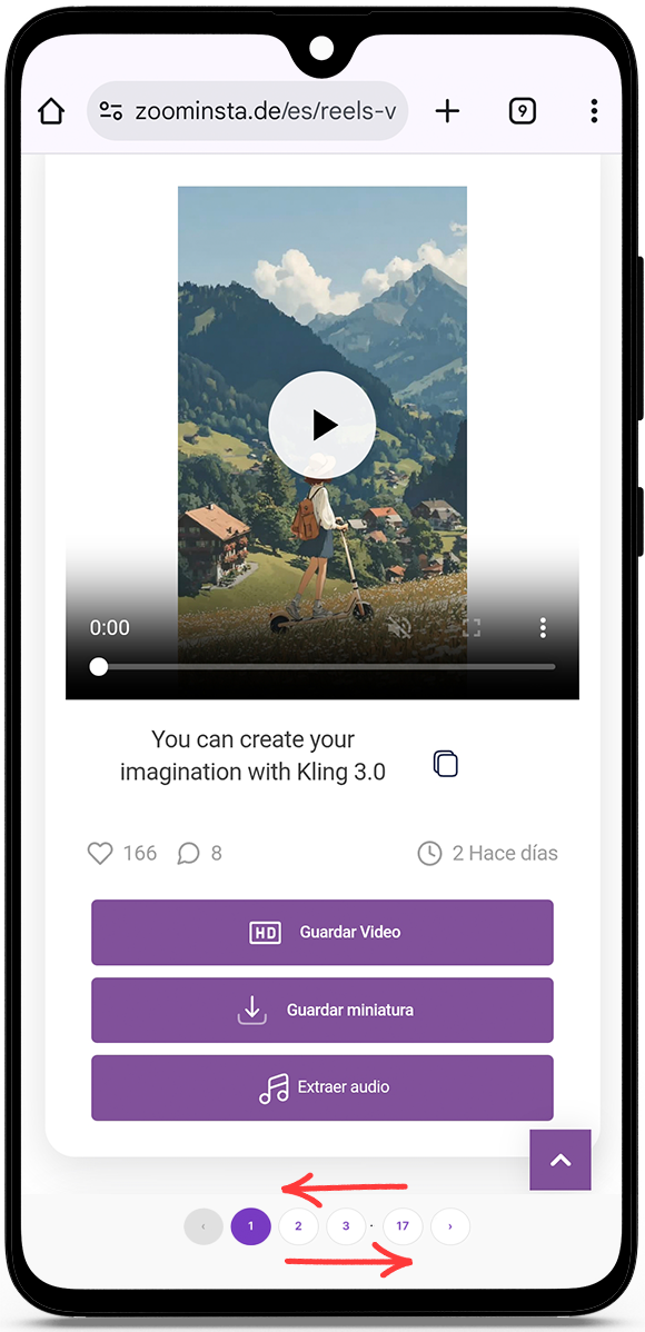 Ver reels de Instagram