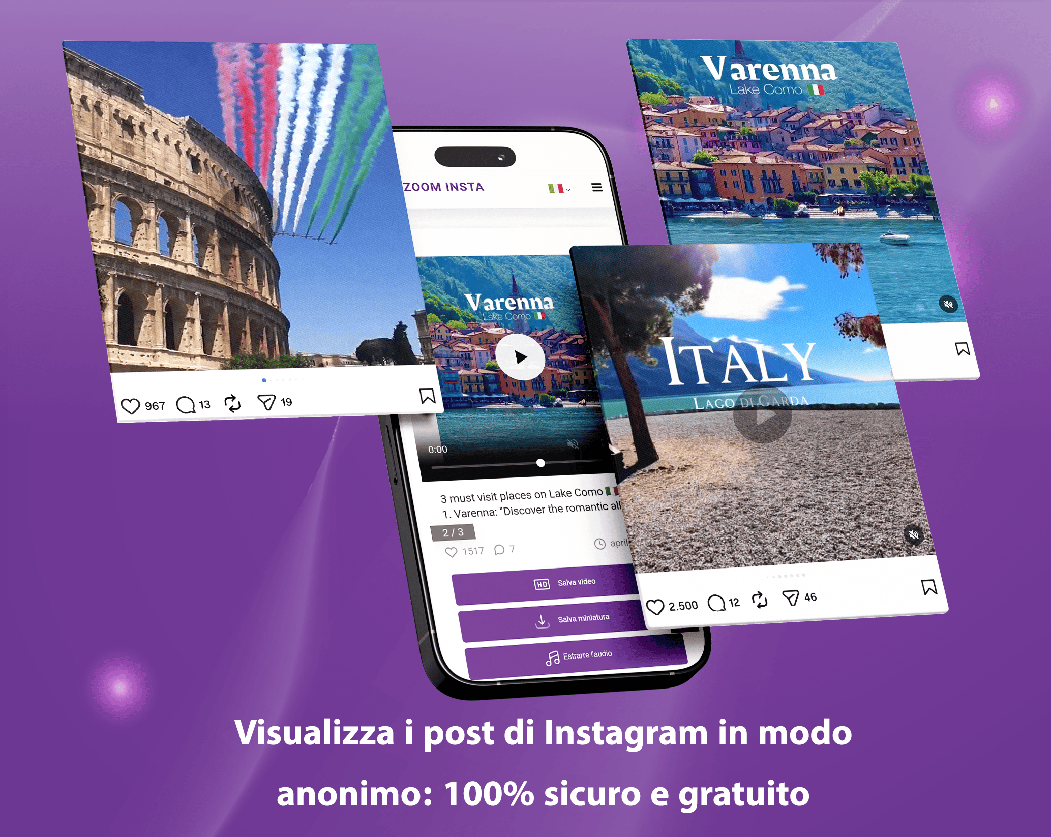 visualizzatore di post Instagram
