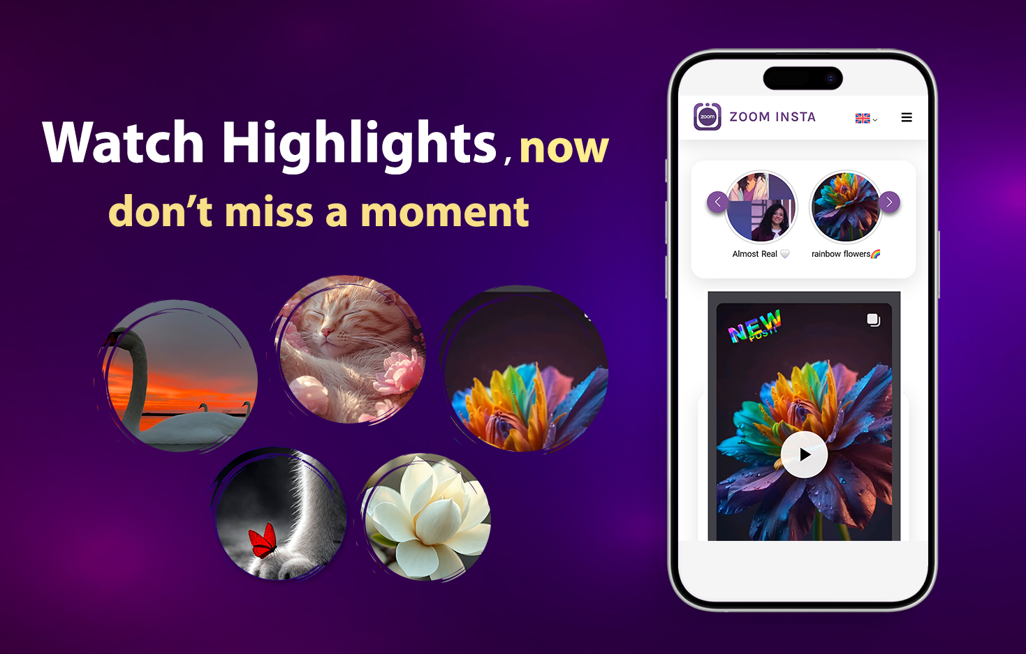 Instagram highlights Viewer