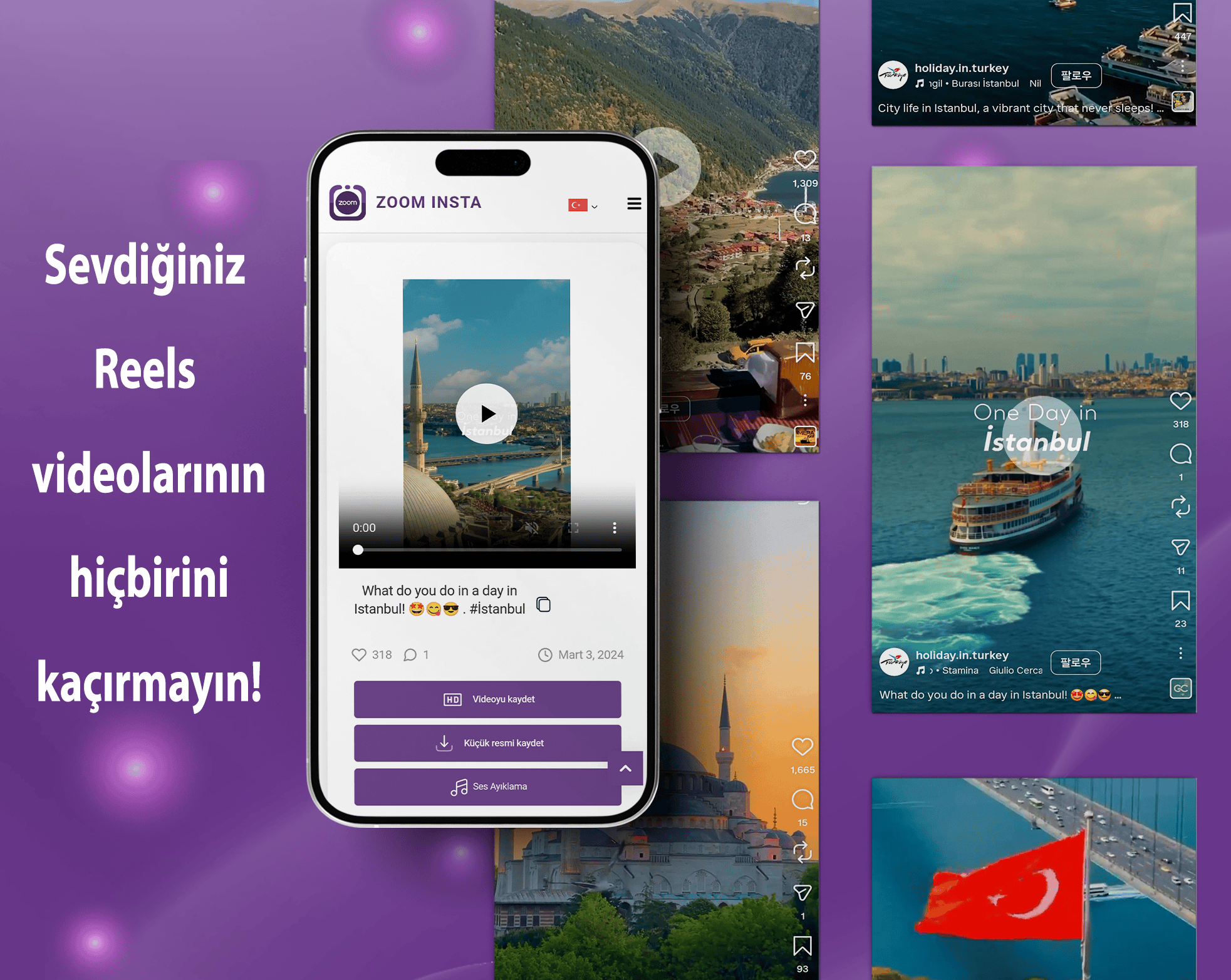 Beğendiğiniz makaraları saklayın